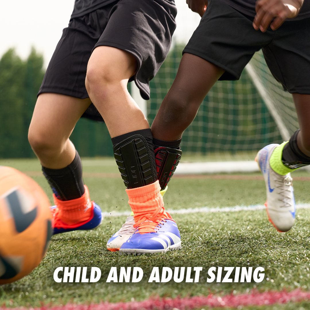 Sleeve Style Shin Guards - Flexible Comfort & Protection - For Kids & Adults