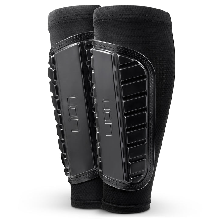 Football Sleeve Style Shin Guards - Flexible Comfort & Protection - For Kids & Adults