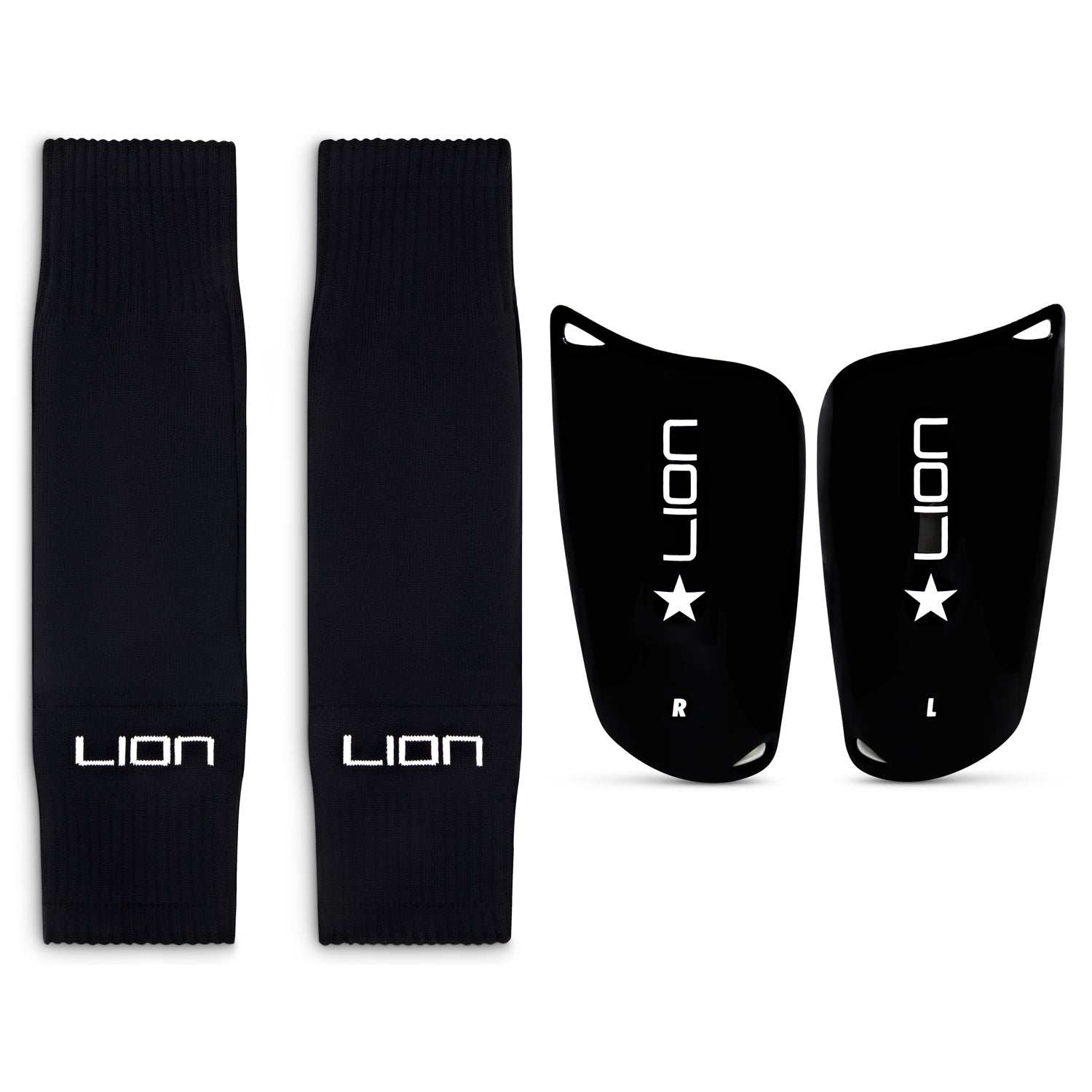 Sleeve Socks with Shin Guard All-in-one Set for Kids – Lion Sportswear